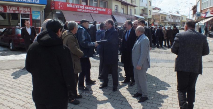 MHP İl Başkanı Karataş Tortum’a çıkarma yaptı