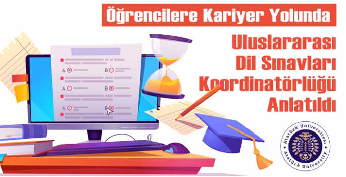 Öğrencilere Uluslararası Dil sınavları koordinatörlüğü anlatıldı