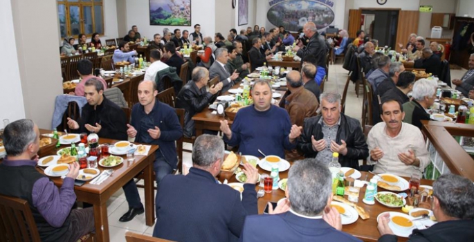 Orman personeli iftarda buluştu