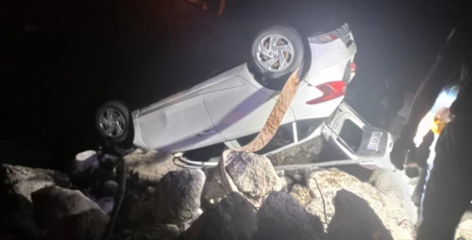 Otomobil nehre uçtu: 1 ölü, 1 yaralı, 1 kayıp