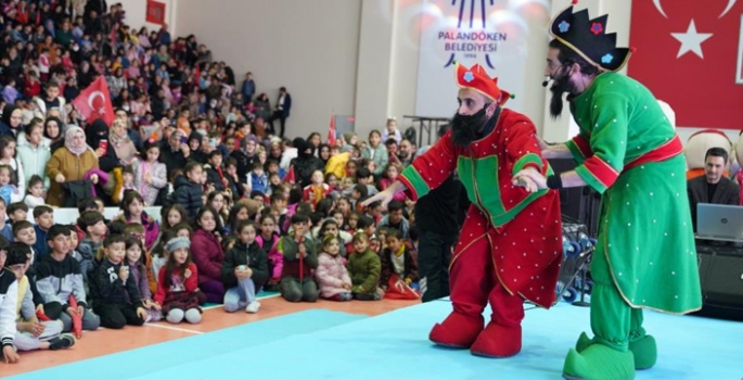 Palandöken’de çocuk şenliği