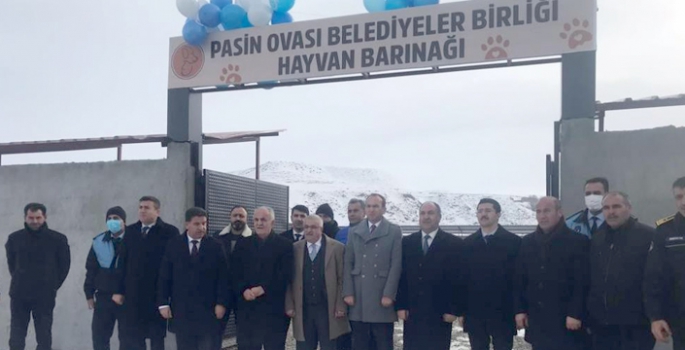 Pasin Ovası Belediyeler Birliği Hayvan Barınağı açıldı