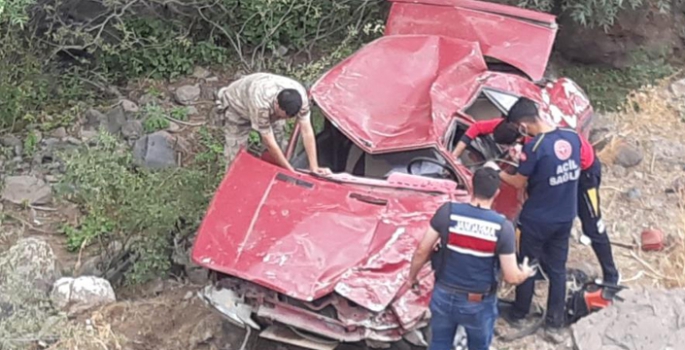 Pasinler'de trafik kazası: 1 ölü