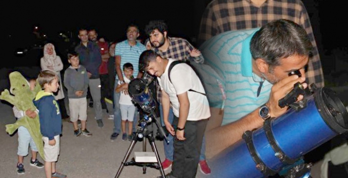 Perseid meteor yağmuru, Atatürk Üniversitesinde heyecanla izlendi