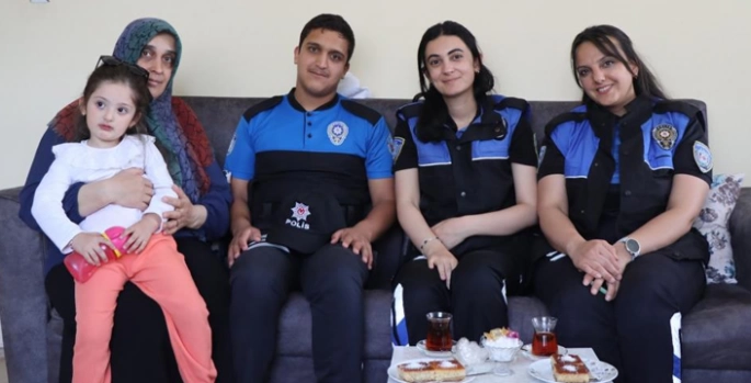 Polis olma hayali gerçek oldu