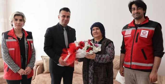 Şehit aileleri unutulmadı