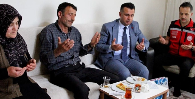 Şehit babaları ve gaziler unutulmadı