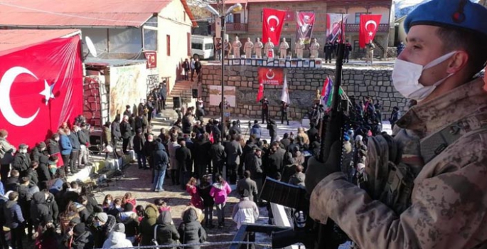 Şenkaya'da Allahuekber şehitleri anıldı