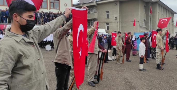 Şenkaya’da kurtuluş coşkusu