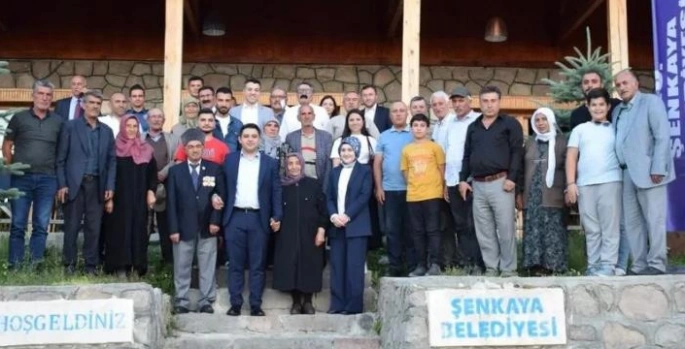 Şenkaya’da şehit ailelerine vefa