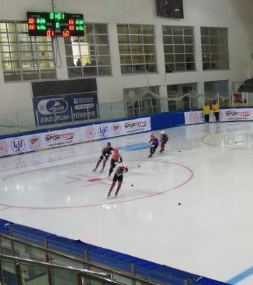 Short track kupası yarışları Erzurum’da başladı