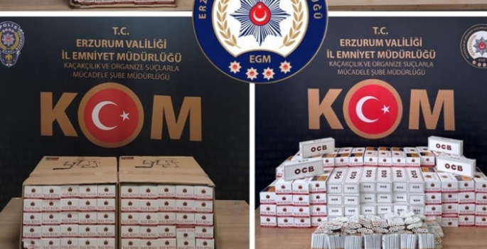 Sigara kaçakçılarına darbe