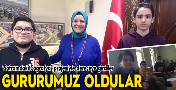 ‘Soframdaki Coğrafya’ projesiyle dereceye girdiler