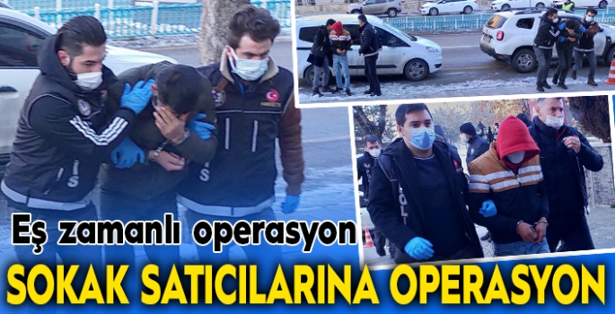 Sokak satıcılarına operasyon