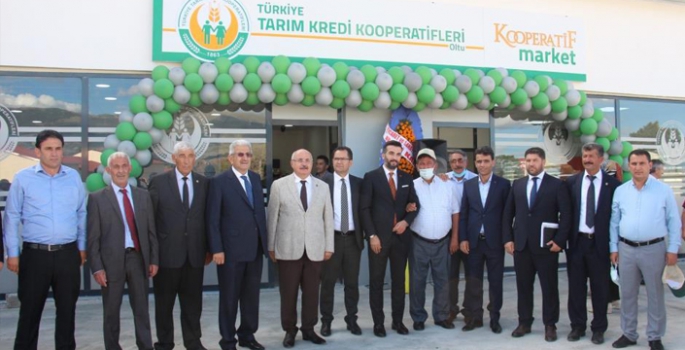 Tarım Kredi Kooperatifleri Marketi Oltu’da açıldı