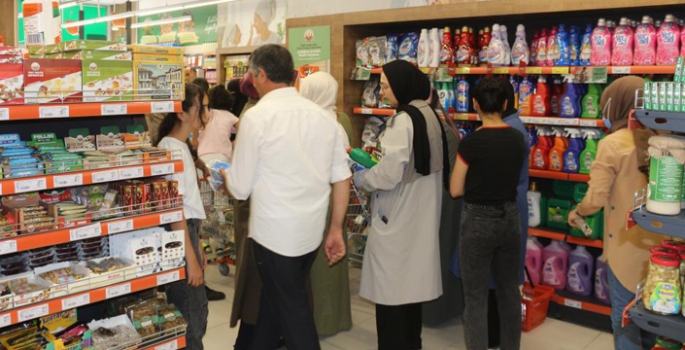 Tarım Kredi marketler doldu taştı