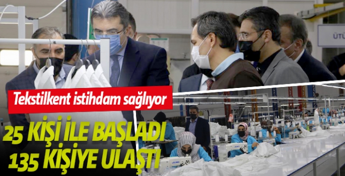 Tekstilkent salgın döneminde istihdam sağlamaya devam ediyor