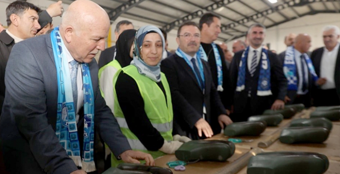 Terlik fabrikası açıldı