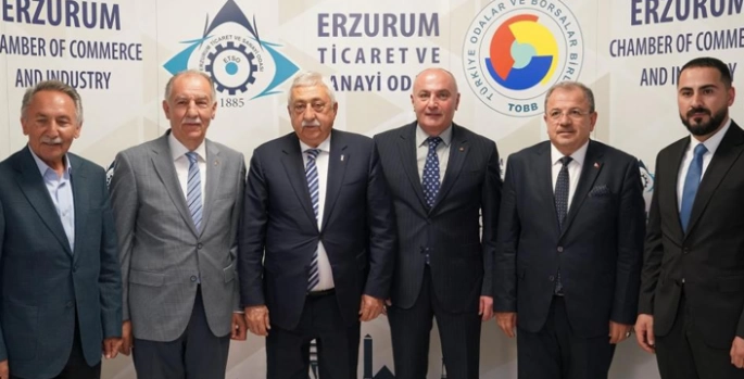 TESK Başkanı Palandöken'den ETSO'ya ziyaret