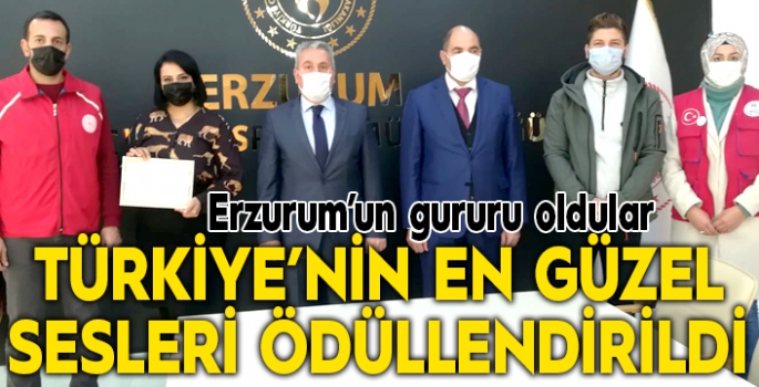 Türkiye’nin en güzel sesleri ödüllendirildi