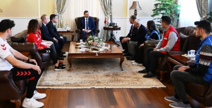 Vali Çiftçi’ye gençlik haftası ziyareti