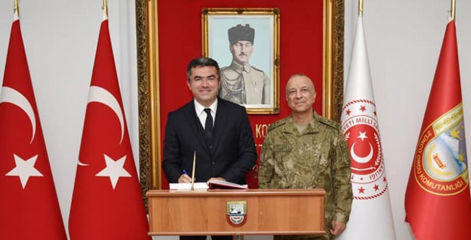 Vali Memiş’ten, Korgeneral Türkgenci'ne iade-i ziyaret