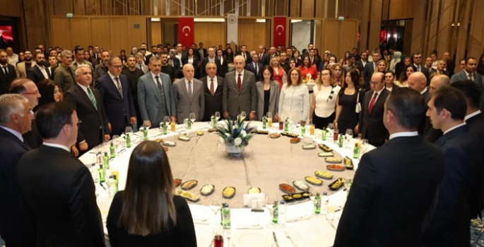 Yargı mensupları resepsiyonda buluştu