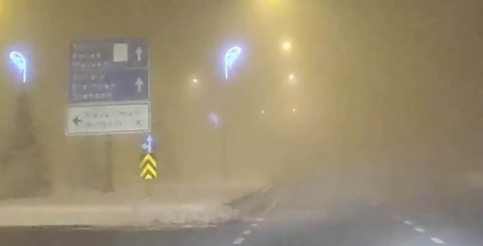 Yoğun sis hava ulaşımını vurdu