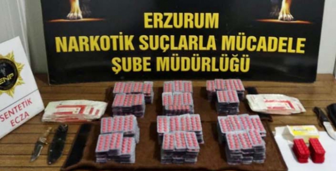 Yolcu otobüsünde uyuşturucu ele geçirildi